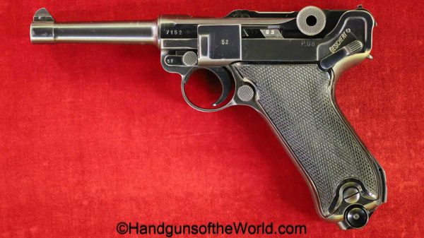 Mauser, P.08, Luger, BYF 42, 9mm, Black Widow, German, Germany, WWII, WW2, handgun, pistol, C&R, collectible, byf, 42, 1942, P08, P 08, P-08, byf-42
