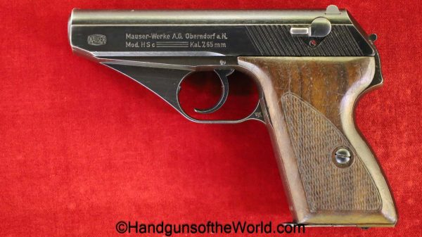 Mauser, HSc, 7.65mm, German, WWII, Police, Eagle L, Proofed, handgun, pistol, C&R, collectible, pocket, Germany, WW2, 7.65, 32, .32, acp, auto, E/L