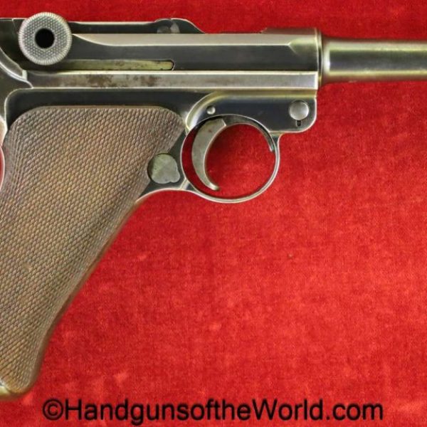 DWM, P.08, Luger, .30, 1920, Commercial, EWB, Bavaria Civil Defense, German, Germany, handgun, pistol, C&R, collectible, 1920 Commercial, P08, P 08, P-08