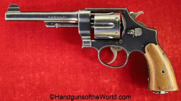 S&W, 1917, Revolver, .45acp, British Proofed, British, English, handgun, C&R, collectible, WWI, WW1, WWII, WW2, 1917 Revolver, 45, .45, acp, auto, American