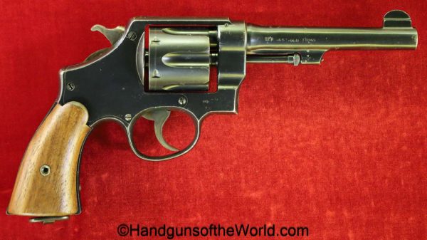S&W, 1917, Revolver, .45acp, British Proofed, British, English, handgun, C&R, collectible, WWI, WW1, WWII, WW2, 1917 Revolver, 45, .45, acp, auto, American