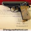 Walther, PPk, 7.65mm, WWII, Era, with Capture Paper, Fantastic, German, Germany, handgun, pistol, C&R, collectible, 7.65, 32, .32, acp, auto