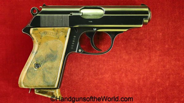 Walther, PPk, 7.65mm, WWII, Era, with Capture Paper, Fantastic, German, Germany, handgun, pistol, C&R, collectible, 7.65, 32, .32, acp, auto