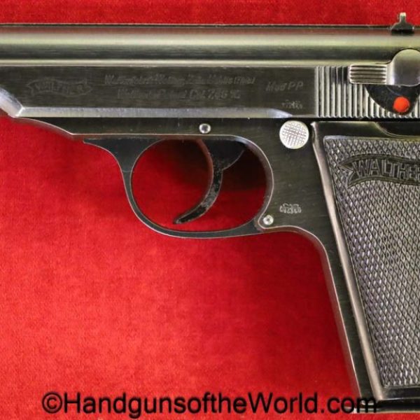 Walther, PP, 7.65mm, German, WWII, with Capture Paper, handgun, pistol, C&R, collectible, Germany, WW2, 7.65, 32, .32, acp, auto, pocket, model
