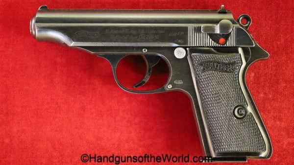 Walther, PP, 7.65mm, German, WWII, with Capture Paper, handgun, pistol, C&R, collectible, Germany, WW2, 7.65, 32, .32, acp, auto, pocket, model