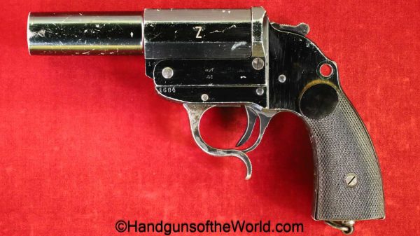 Erma, LP-34, Z-Pistol, 26.5mm, AYF41, German, WWII, Germany, WW2, handgun, pistol, C&R, collectible, Z, LP34, Herr, 1941, ayf, 41, Grenade Launcher