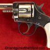 H&R, Young America, .32 S&W, Nickel, Pearl, Factory Nickel, handgun, revolver, C&R, collectible, Double Action, Americana, American, US, USA, 32, S&W, .32