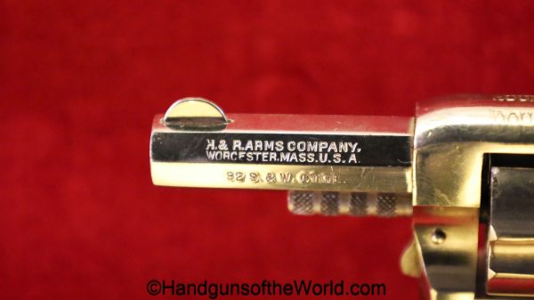H&R, Young America, .32 S&W, Nickel, Pearl, Factory Nickel, handgun, revolver, C&R, collectible, Double Action, Americana, American, US, USA, 32, S&W, .32