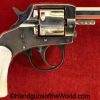 H&R, Young America, .32 S&W, Nickel, Pearl, Factory Nickel, handgun, revolver, C&R, collectible, Double Action, Americana, American, US, USA, 32, S&W, .32