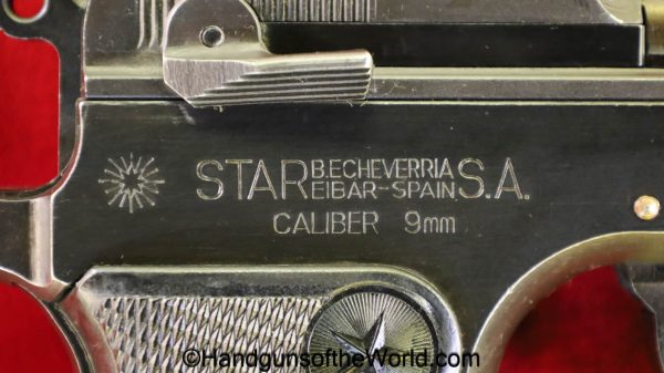 Star, Model 28DA, 9mm, Steel Frame, Spain, Spanish, handgun, pistol, collectible, Model 28, DA, Double Action, 28, Model, hand gun, Interarms