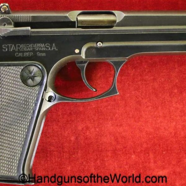 Star, Model 28DA, 9mm, Steel Frame, Spain, Spanish, handgun, pistol, collectible, Model 28, DA, Double Action, 28, Model, hand gun, Interarms