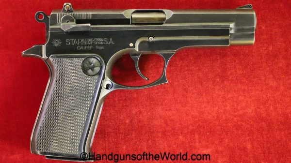 Star, Model 28DA, 9mm, Steel Frame, Spain, Spanish, handgun, pistol, collectible, Model 28, DA, Double Action, 28, Model, hand gun, Interarms