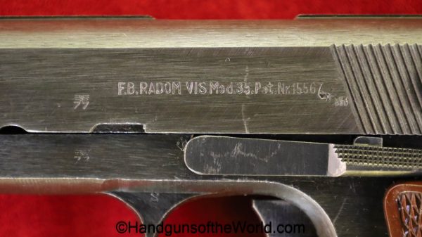 Radom, VIS, P-35, 9mm, Type III, German, WWII, WW2, Germany, handgun, pistol, C&R, collectible, P35, P.35, P 35, Polish, Poland, Type 3, Type, 3, III