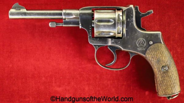 Russian, 1895, 1944, Dated, Nagant, Revolver, 7.62mm, handgun, C&R, collectible, WWII, WW2, model, Soviet, USSR, Soviet Union, Russia, Nagant Revolver