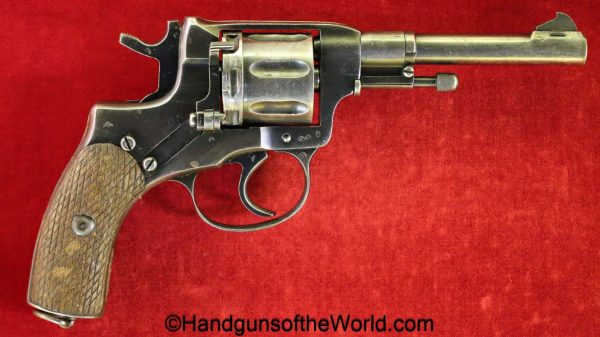 Russian, 1895, 1944, Dated, Nagant, Revolver, 7.62mm, handgun, C&R, collectible, WWII, WW2, model, Soviet, USSR, Soviet Union, Russia, Nagant Revolver