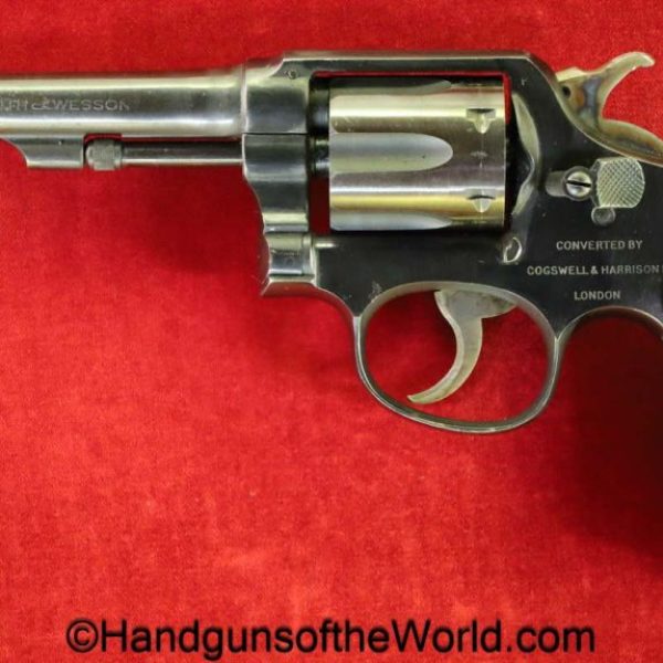 S&W, Victory, .38 Special, Cogswell & Harrison Conversion, Conversion, Cogswell & Harrison, British, 38, .38, Special, handgun, revolver, C&R, collectible