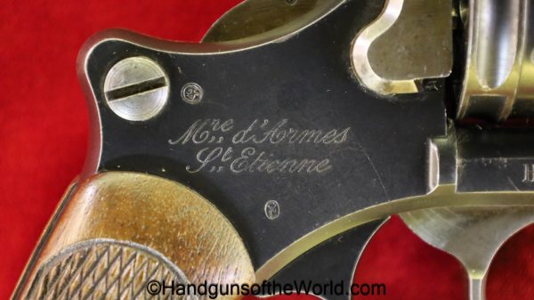 French, 1892, Lebel, Revolver, 8mm, Dated, 1904, France, handgun, C&R, collectible, WWI, WW1, WWII, WW2, hand gun, historic, vintage, calvary, model