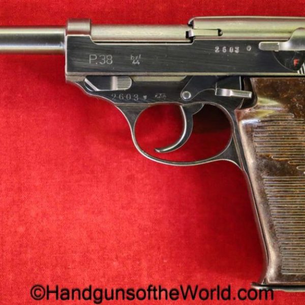 Mauser, P-38, BYF 44, 9mm, German, WWII, WW2, Germany, handgun, pistol, C&R, collectible, P38, P.38, P 38, 1944, byf, Walther, byf-44, byf44, historic