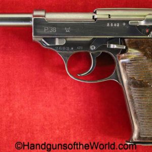 Mauser, P-38, BYF 44, 9mm, German, WWII, WW2, Germany, handgun, pistol, C&R, collectible, P38, P.38, P 38, 1944, byf, Walther, byf-44, byf44, historic