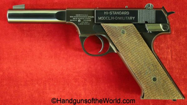 High Standard, Model H-D Military, .22lr, 4 1/2" Barrel, Outstanding, handgun, pistol, C&R, collectible, target, HD, military, model, Hi Standard, 22, .22