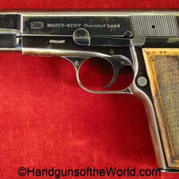 Mauser, Model 80SA, 9mm, High Power Clone, 1991, handgun, pistol, modern, collectible, 80, Model, SA, German, Germany, clone, BHP, High Power, Hi Power
