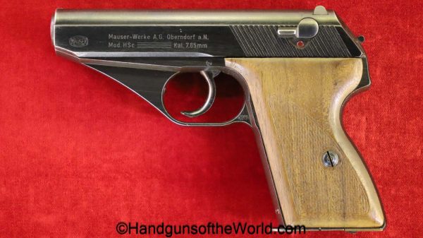 Mauser, HSc, 7.65mm, Late War, German, WWII, WW2, Germany, handgun, pistol, C&R, collectible, pocket, 7.65, 32, .32, acp, auto, hand gun