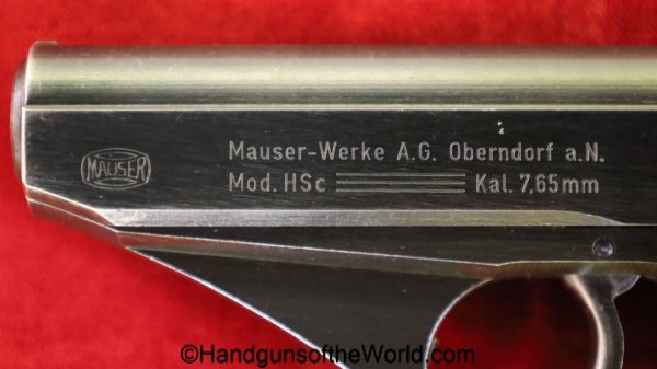 Mauser, HSc, 7.65mm, Late War, German, WWII, WW2, Germany, handgun, pistol, C&R, collectible, pocket, 7.65, 32, .32, acp, auto, hand gun