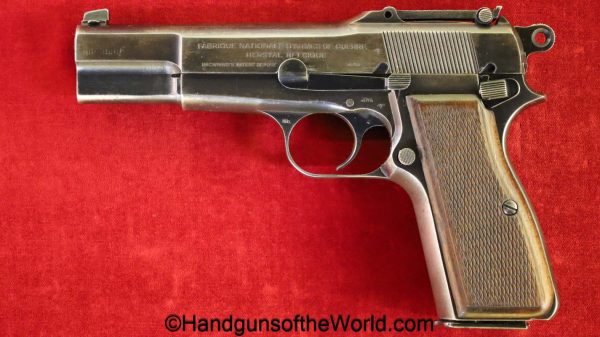 FN, Browning, High Power, 9mm, German, WWII, Tangent Sight, WW2, Germany, handgun, pistol, C&R, collectible, BHP, Belgian, Belgium, hand gun