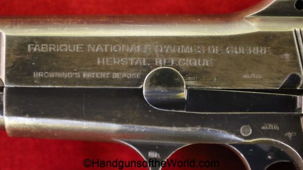 FN, Browning, High Power, 9mm, German, WWII, Tangent Sight, WW2, Germany, handgun, pistol, C&R, collectible, BHP, Belgian, Belgium, hand gun