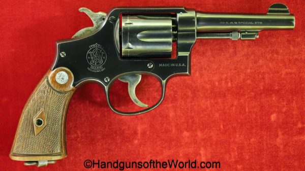 S&W, M&P, Model 1905, .38 Special, Pre-Victory Model, 1905, model, Pre-Victory, 38, .38, Special, Spl, Spl., handgun, revolver, C&R, collectible, Americana