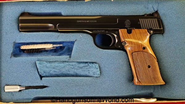 S&W, Model 41, .22lr, 7" Barrel, A Prefix, Mint, in Box, Boxed, handgun, pistol, target, modern, collectible, 41, Model, 22, .22, 22lr, Smith and Wesson