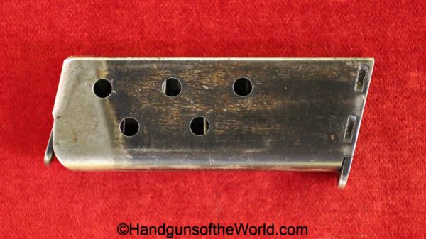 Colt, 1908, .25, Magazine, Clip, Mag, Original, Collectible, Handgun, Pistol, 25, acp, auto, 6.35, 6.35mm, VP, Vest Pocket, Model, American, US, USA