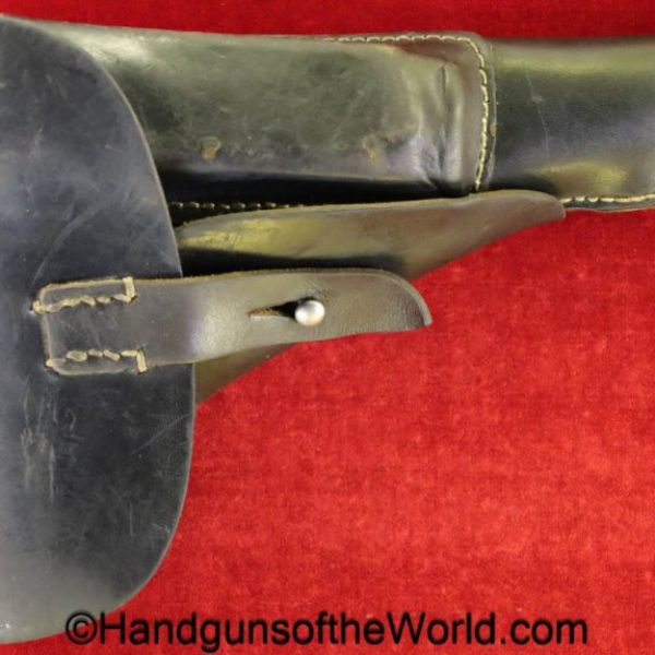 Astra, 600, Holster, German, WWII, WW2, Germany, handgun, pistol, original, collectible, 600/43, 1943, Black, Leather, DKK 44, WaA195, 44, 1944, dkk