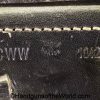 Luger, P.08, Holster, German, WWII, Dated, 1942, original, collectible, WW2, Germany, Black, Leather, Hardshell, CWW, 1942, WaA750, P08, P-08, P 08