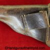 Langenhan, Army Model, Holster, Dated, 1918, Brown, Leather, General Purpose, pattern, P.Eduard Geldel-Leipzig, original, collectible, WWI, WW1, German