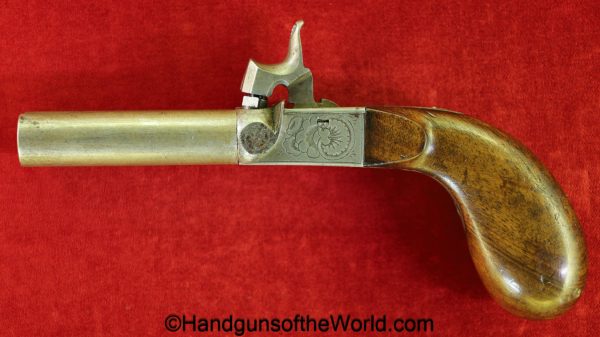 Percussion, Double Barrel, Boot Pistols, .44, Matching Pair, Pair, Set, handgun, pistol, single shot, boot, collectible, antique, non-ffl, non ffl, 44