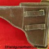 Walther, P-38, Holster, Swedish, M39, Pattern, Dark Brown, leather, Police, hardshell, hard shell, original, collectible, Sweden, German, Germany, P38, P.38