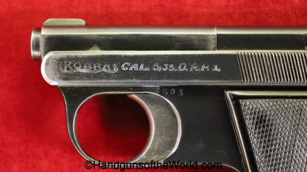 Kobra, Vest Pocket, 6.35mm, Germany, German, handgun, pistol, C&R, collectible, VP, Vest Pocket, 6.35, 25, .25, acp, auto, oddity, unusual, vintage