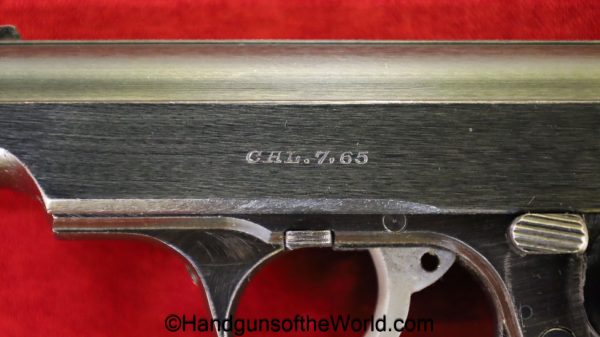 Sauer, 38H, 7.65mm, Late War, GI Assembled, No Proofs, unproofed, 38, handgun, pistol, C&R, collectible, German, Germany, WWII, WW2, pocket, 32, .32, 7.65