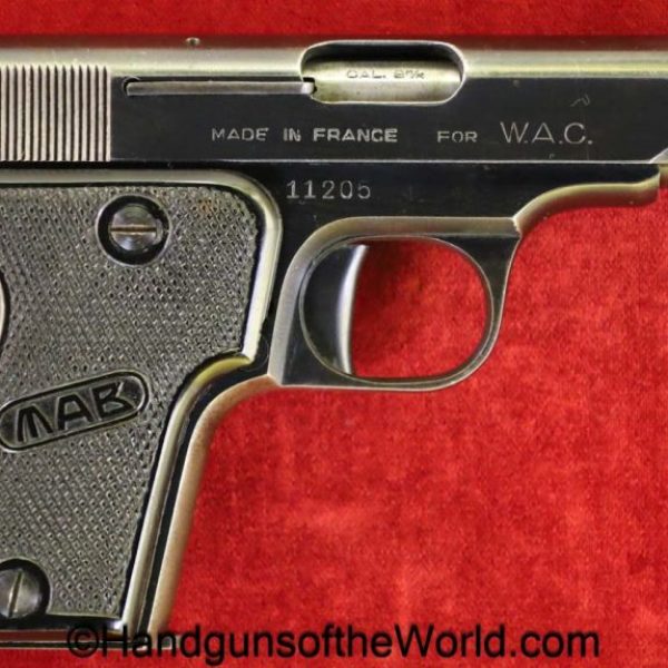 MAB, Model C, .380, Pocket Model, handgun, pistol, C&R, collectible, French, France, pocket, 380, acp, auto, model, C, Post-War, Post War, vintage