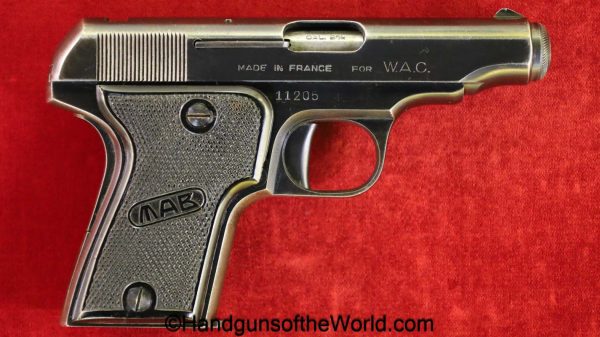 MAB, Model C, .380, Pocket Model, handgun, pistol, C&R, collectible, French, France, pocket, 380, acp, auto, model, C, Post-War, Post War, vintage