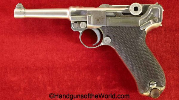 DWM, P.08, 1910, 9mm, Luger, German, WWI, WW1, Germany, handgun, pistol, C&R, collectible, P08, P 08, P-08, Shooter, Shooter Grade, hand gun, vintage, real