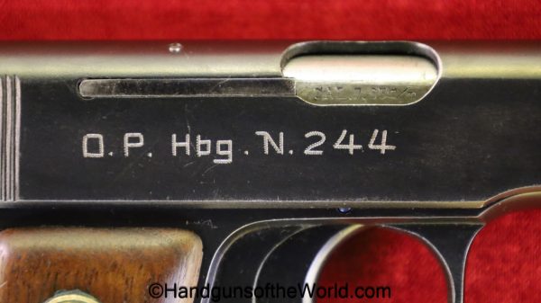 Ortgies, Pocket, 7.65mm, Hamburg Police, with Provenance, Police, Hamburg, German, Germany, handgun, pistol, C&R, collectible, 32, .32, acp, auto, Full Rig