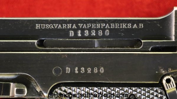 Husqvarna, M-40, Lahti, 9mm, Danish Contract, Full Rig, Danish, Denmark, Swedish, Sweden, handgun, pistol, C&R, collectible, with holster, M40, M 40, M.40