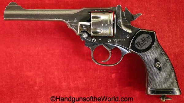 Webley & Scott, Mark IV, .38 S&W, Revolver, WWII, Era, WW2, handgun, C&R, collectible, Webley, British, English, Mark 4, 38, .38, Mk4, Mk.4, MkIV, Mk.IV