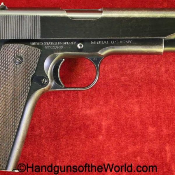 Colt, 1911A1, .45acp, US, Army, 1940, CSR, handgun, pistol, C&R, collectible, 45, .45, acp, auto, Americana, WWII, WW2, 1911, inspected, American, USA