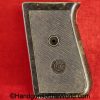 CZ-38, Grip, brown, Bakelite, with the CZ logo, original, collectible, CZ, 38, CZ38, CZ 38, handgun, pistol, Czech, Czechoslovakia, vintage, real, old