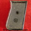 CZ-38, Grip, brown, Bakelite, with the CZ logo, original, collectible, CZ, 38, CZ38, CZ 38, handgun, pistol, Czech, Czechoslovakia, vintage, real, old