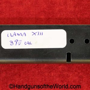 Llama, XIII, .380, Magazine-Clip, magazine, mag, clip, original, collectible, Spain, Spanish, 380, acp, auto, 13, model, handgun, pistol, old, vintage