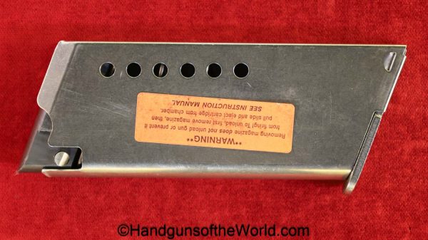AMT, Automag IV, .45 Win Mag, Magazine-Clip, magazine, mag, clip, original, collectible, Automag, IV, 4, 45, .45, Winchester Magnum, Win, Mag, Magnum